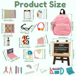 Adorable Mini School Supplies Set