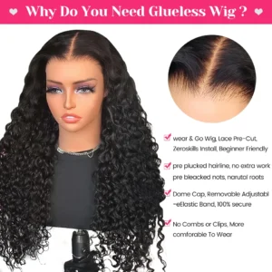 Mongolian Water Wave Wig