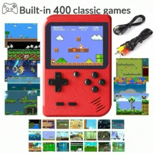 Red Retro Classic Games Console